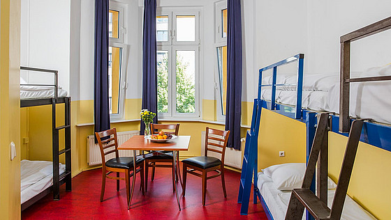 Mehrbettzimmer, Schlafsaal, Gruppenzimmer Pegasus Hostel Berlin
